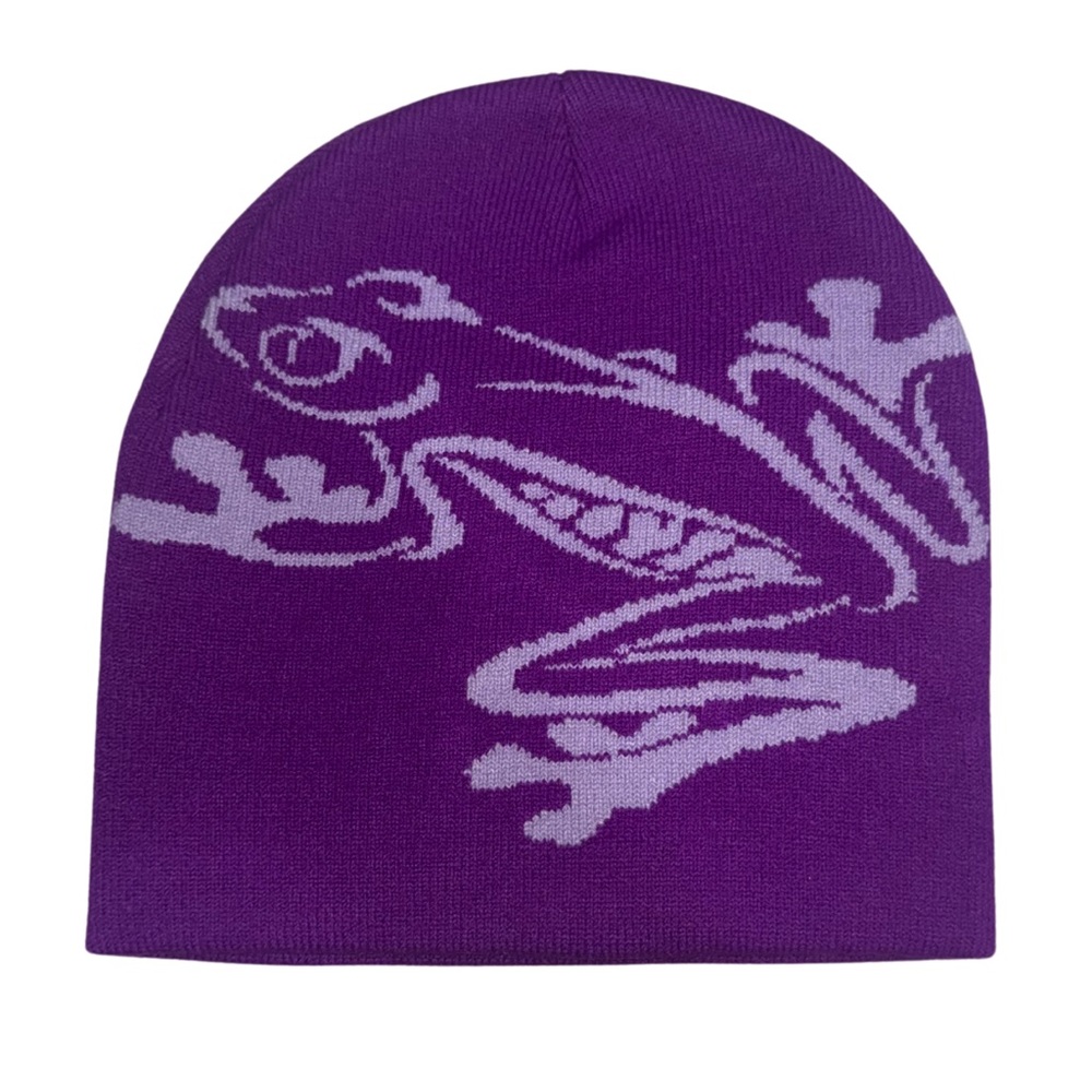Purple Frog Beanie